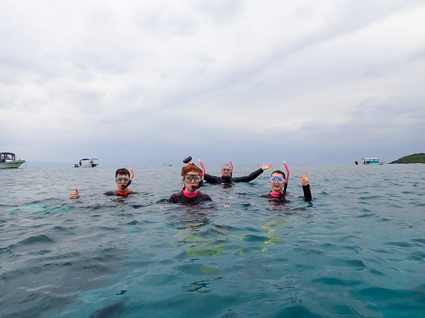 Snorkeling over the Coral Reef